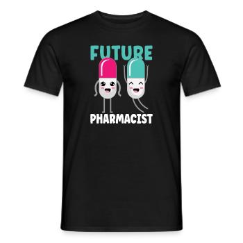 Lustige Apotheker-apotheken-techniker-apotheke - Männer T-Shirt - Schwarz - Vorne - AI Model Male 178 light (178cm)
