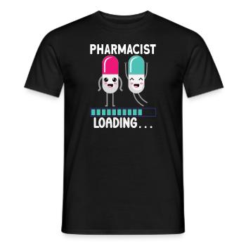 Lustige Apotheker-apotheken-techniker-apotheke - Männer T-Shirt - Schwarz - Vorne - AI Model Male 178 light (178cm)
