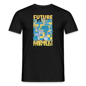 Lustige Apotheker-apotheken-techniker-apotheke - Männer T-Shirt - Schwarz - Vorne - AI Model Male 178 light (178cm)