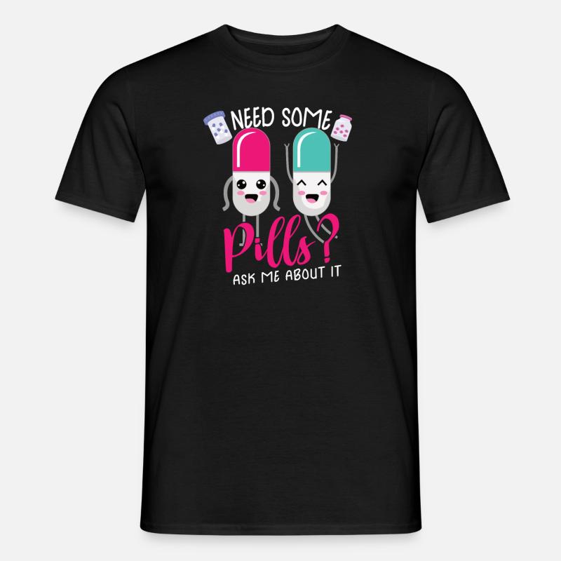 Lustige Apotheker-apotheken-techniker-apotheke - Männer T-Shirt - Schwarz