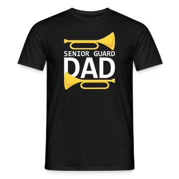 Marching Band Clarinetist School Rehearsal Music - Men's T-Shirt - black - Front - AI Model Male 178 light (178cm)