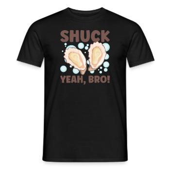Auster-liebhaber Lustige Auster Auster Shucker - Männer T-Shirt - Schwarz - Vorne - AI Model Male 178 light (178cm)