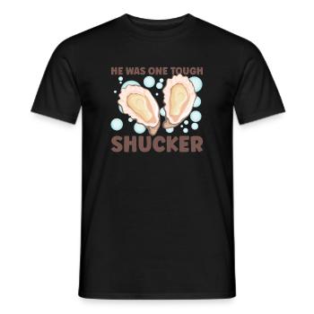 Oyster Lovers Funny Oyster Oyster Shucker - Men's T-Shirt - black - Front - AI Model Male 178 light (178cm)