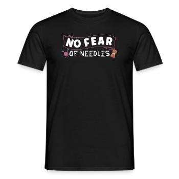 Sewing Machine Fun Sewing Sewing Sewing Fan Hobby - Men's T-Shirt - black - Front - AI Model Male 178 light (178cm)