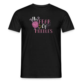 Sewing Machine Fun Sewing Sewing Sewing Fan Hobby - Men's T-Shirt - black - Front - AI Model Male 178 light (178cm)