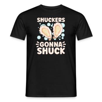 Amateurs d’huîtres Drôle d’huîtres Shucker d’huîtres - T-shirt homme - noir - Devant - AI Model Male 178 light (178cm)