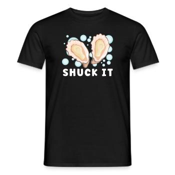 Auster-liebhaber Lustige Auster Auster Shucker - Männer T-Shirt - Schwarz - Vorne - AI Model Male 178 light (178cm)