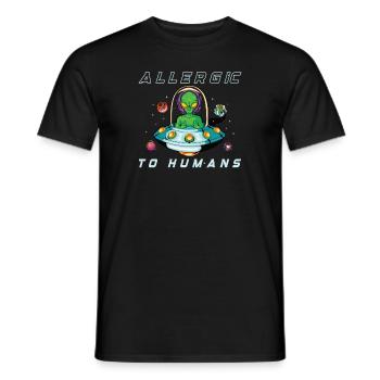 Alien Extraterrestrial Area 51 Ufo Space Geek - Männer T-Shirt - Schwarz - Vorne - AI Model Male 178 light (178cm)