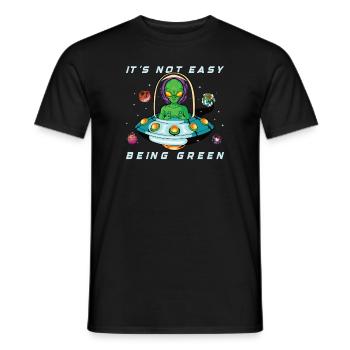 Alien Extraterrestrial Area 51 Ufo Space Geek - Männer T-Shirt - Schwarz - Vorne - AI Model Male 178 light (178cm)