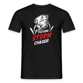 Meteorologie-kindertornado-sturm, Der Sturm-fan - Männer T-Shirt - Schwarz - Vorne - AI Model Male 178 light (178cm)
