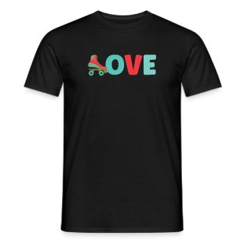Roller Skate Roller Skating Roller Derby - T-shirt homme - noir - Devant - AI Model Male 178 light (178cm)