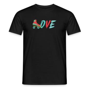 Roller Skate Roller Skating Roller Derby - Männer T-Shirt - Schwarz - Vorne - AI Model Male 178 light (178cm)