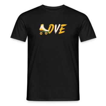 Roller Skate Roller Skating Roller Derby - T-shirt homme - noir - Devant - AI Model Male 178 light (178cm)
