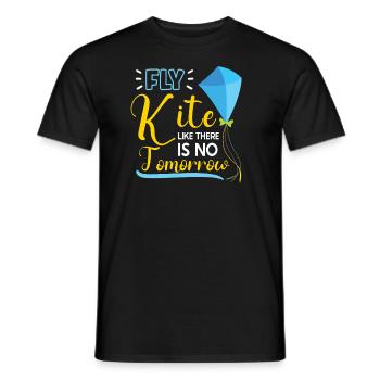 Kite Flying Kite Fan For Fite Flying Lovers - Men's T-Shirt - black - Front - AI Model Male 178 light (178cm)