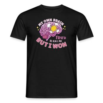Stroke Survivor Stroke Consciousness - Men's T-Shirt - black - Front - AI Model Male 178 light (178cm)