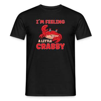 Crab Crab Shrimp Whisperer Crab Hunting Fisherman - Men's T-Shirt - black - Front - AI Model Male 178 light (178cm)