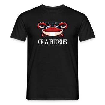 Krabbenkrabbenkrabbenflüsterer Krabbenjagdfischer - Männer T-Shirt - Schwarz - Vorne - AI Model Male 178 light (178cm)