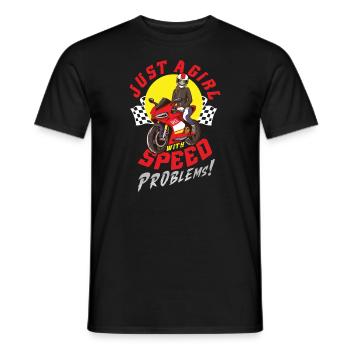 Dirt Bike Dirt Bike Riding Motocross Dirt Biking - Men's T-Shirt - black - Front - AI Model Male 178 light (178cm)