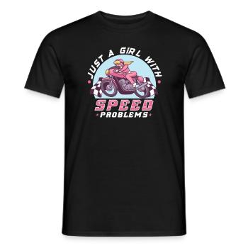 Dirt Bike Dirt Bike Riding Motocross Dirt Biking - Men's T-Shirt - black - Front - AI Model Male 178 light (178cm)