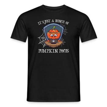Drôle Halloween Party Halloween Costume Citrouille - T-shirt homme - noir - Devant - AI Model Male 178 light (178cm)