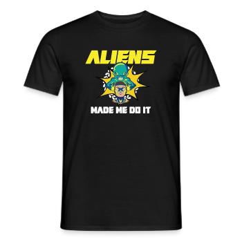 Alien Extraterrestrial Area 51 Ufo Space Geek - Männer T-Shirt - Schwarz - Vorne - AI Model Male 178 light (178cm)