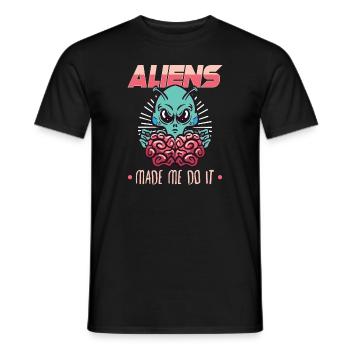 Alien Extraterrestrial Area 51 Ufo Space Geek - Männer T-Shirt - Schwarz - Vorne - AI Model Male 178 light (178cm)