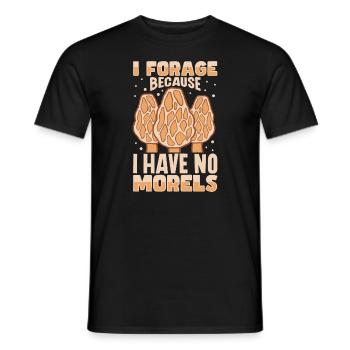 Morels Mushroom Picker Mushroom Farmer Mushroom - T-shirt homme - noir - Devant - AI Model Male 178 light (178cm)