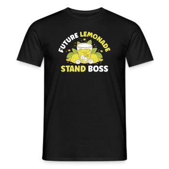 Lemonade Rack Lemon Juice Homemade - Men's T-Shirt - black - Front - AI Model Male 178 light (178cm)