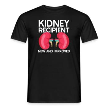 Kidney Transplant Kidney Donor Kidney Disease - Men's T-Shirt - black - Front - AI Model Male 178 light (178cm)
