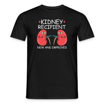 Kidney Transplant Kidney Donor Kidney Disease - Men's T-Shirt - black - Front - AI Model Male 178 light (178cm)