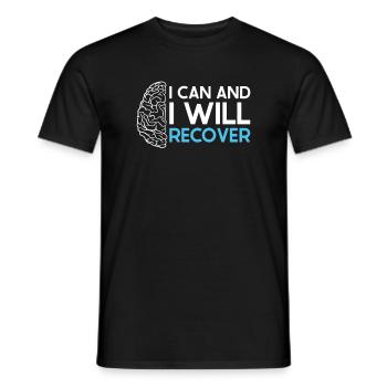 Stroke Survivor Stroke Awareness - Men's T-Shirt - black - Front - AI Model Male 178 light (178cm)