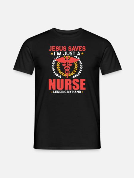 Nurse Nursing Clinic Paramedic - Men's T-Shirt - black