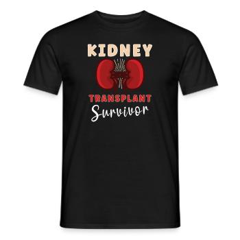Kidney Transplant Kidney Donor Kidney Disease - Men's T-Shirt - black - Front - AI Model Male 178 light (178cm)