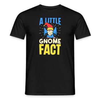Garden Gnomes Gnome Lover Funny Gnome Gardening - Men's T-Shirt - black - Front - AI Model Male 178 light (178cm)