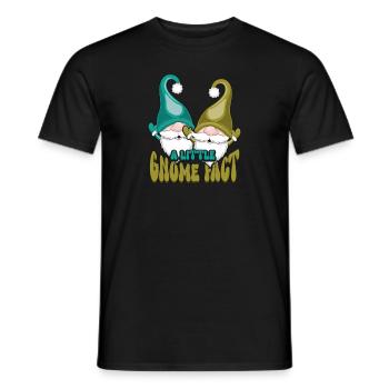 Garden Gnomes Gnome Lover Funny Gnome Gardening - Men's T-Shirt - black - Front - AI Model Male 178 light (178cm)