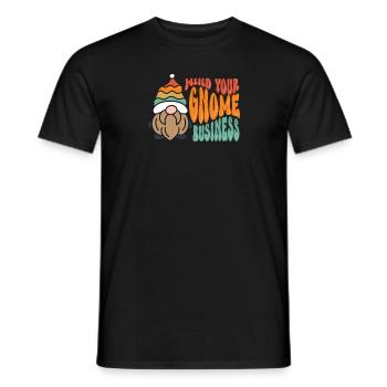 Gartenzwerge Gnome Lover Funny Gnome Gardening - Männer T-Shirt - Schwarz - Vorne - AI Model Male 178 light (178cm)