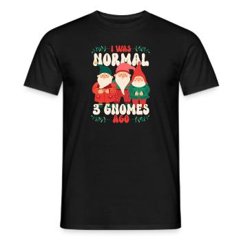 Nains de jardin Amant de gnome Jardinage drôle de gnome - T-shirt homme - noir - Devant - AI Model Male 178 light (178cm)