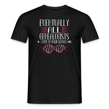 Family tree Family historians Genealogy Genealogist - Men's T-Shirt - black - Front - AI Model Male 178 light (178cm)