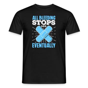 Nurse Nursing Clinic Paramedic - Men's T-Shirt - black - Front - AI Model Male 178 light (178cm)