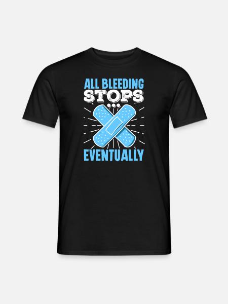 Nurse Nursing Clinic Paramedic - Men's T-Shirt - black