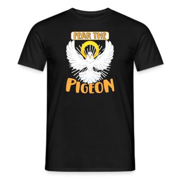 Pigeon Pigeon Racing Pigeon Racer Pigeon Keeper - Men's T-Shirt - black - Front - AI Model Male 178 light (178cm)