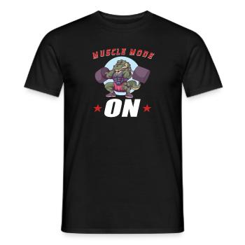 Musculation Powerlifting Haltérophilie Fitness - T-shirt homme - noir - Devant - AI Model Male 178 light (178cm)
