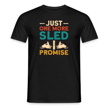 Snowmobile Snowmobile Winter Sports Gift Idea - Men's T-Shirt - black - Front - AI Model Male 178 light (178cm)