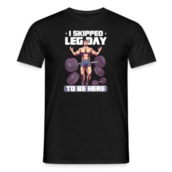 Bodybuilding Powerlifting Weightlifting Fitness - Männer T-Shirt - Schwarz - Vorne - AI Model Male 178 light (178cm)