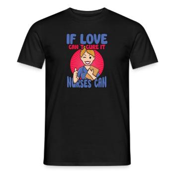 Nurse Nursing Clinic Paramedic - Men's T-Shirt - black - Front - AI Model Male 178 light (178cm)