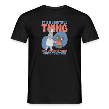 Krankenschwester Krankenpflege Klinik Sanitäter - Männer T-Shirt - Schwarz - Vorne - AI Model Male 178 light (178cm)