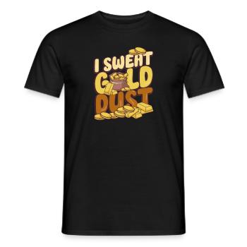 Goldgräber Goldbergbau Goldwaschen Goldmine - Männer T-Shirt - Schwarz - Vorne - AI Model Male 178 light (178cm)
