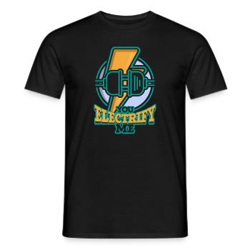 Elektriker Elektroingenieur Lineman Electrical - Männer T-Shirt - Schwarz - Vorne - AI Model Male 178 light (178cm)