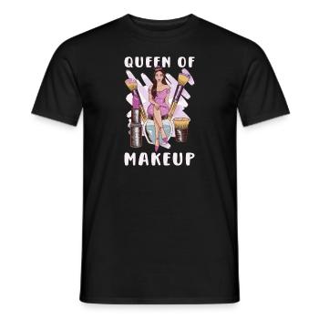 Beautician Esthetician Make Up Beauty-care Salon - Men's T-Shirt - black - Front - AI Model Male 178 light (178cm)