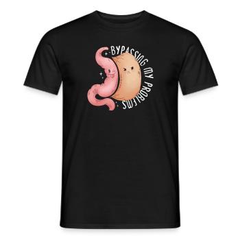 Gastrectomie à la manche Gastrectomie à la manche - T-shirt homme - noir - Devant - AI Model Male 178 light (178cm)